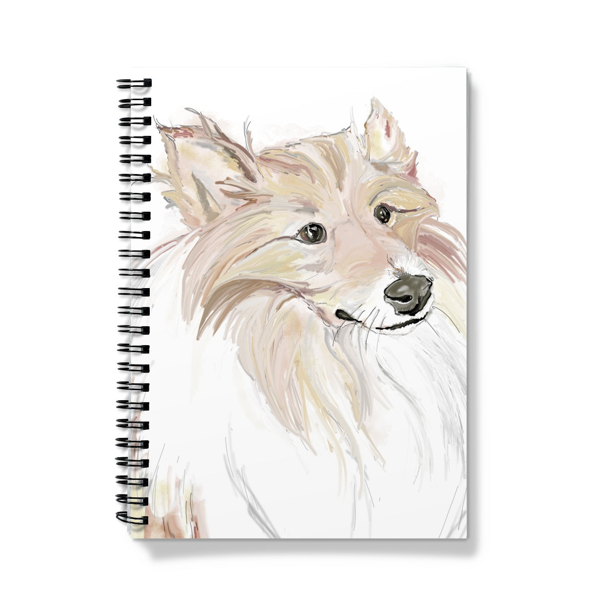 Sheltie Portrait  Notebook