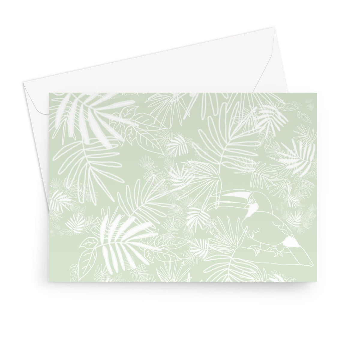 Wild Tigers and Toucans Greeting Card