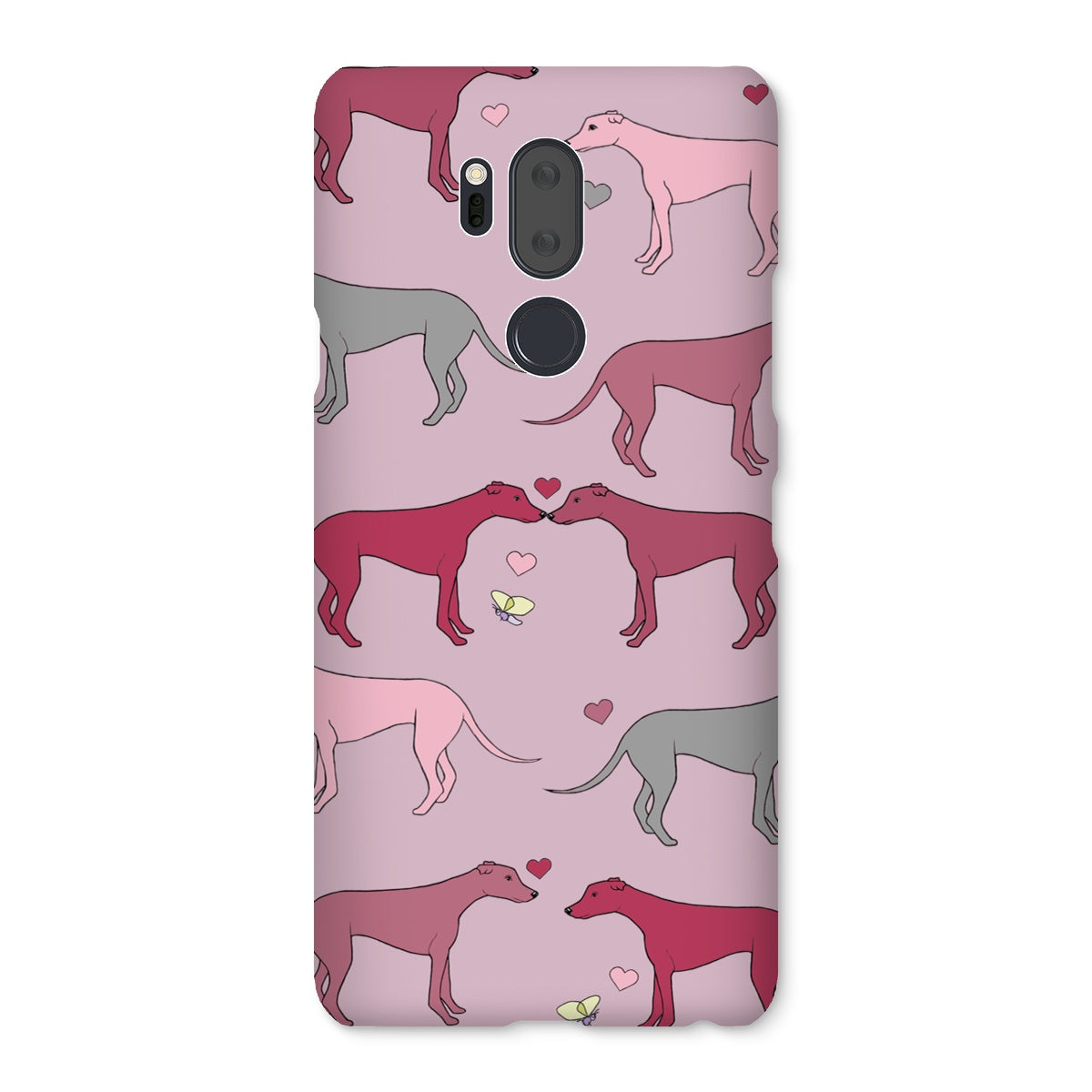 Greyhound Love Rainbow Dogs  Snap Phone Case