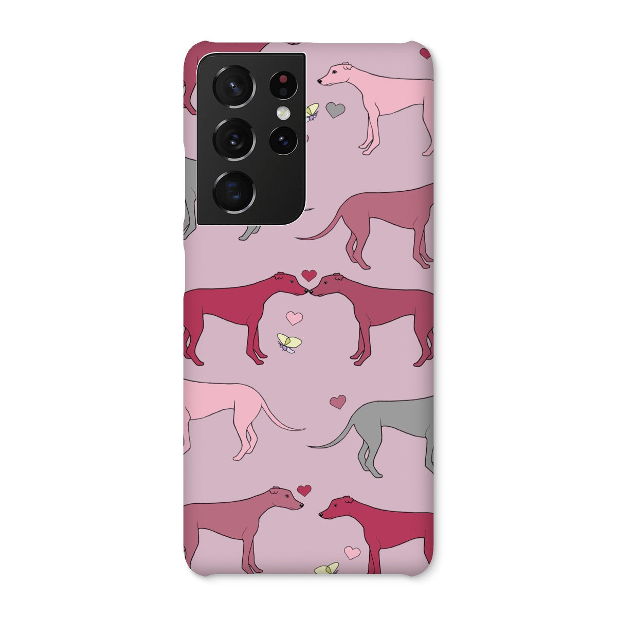 Greyhound Love Rainbow Dogs  Snap Phone Case