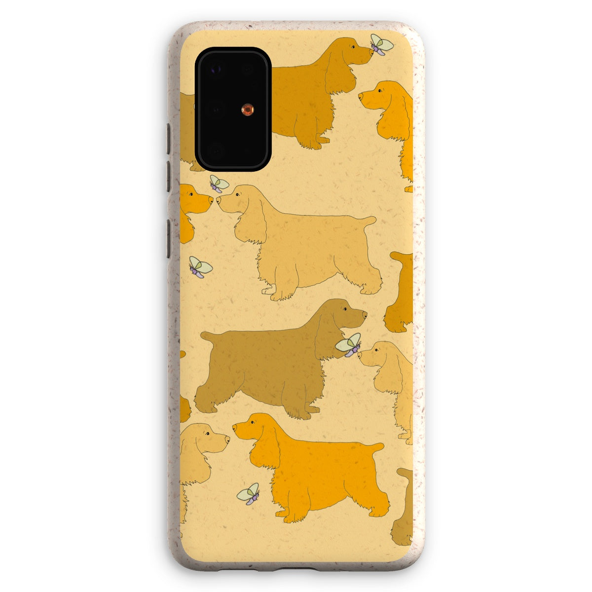 Rainbow Dogs Spaniels Eco Phone Case