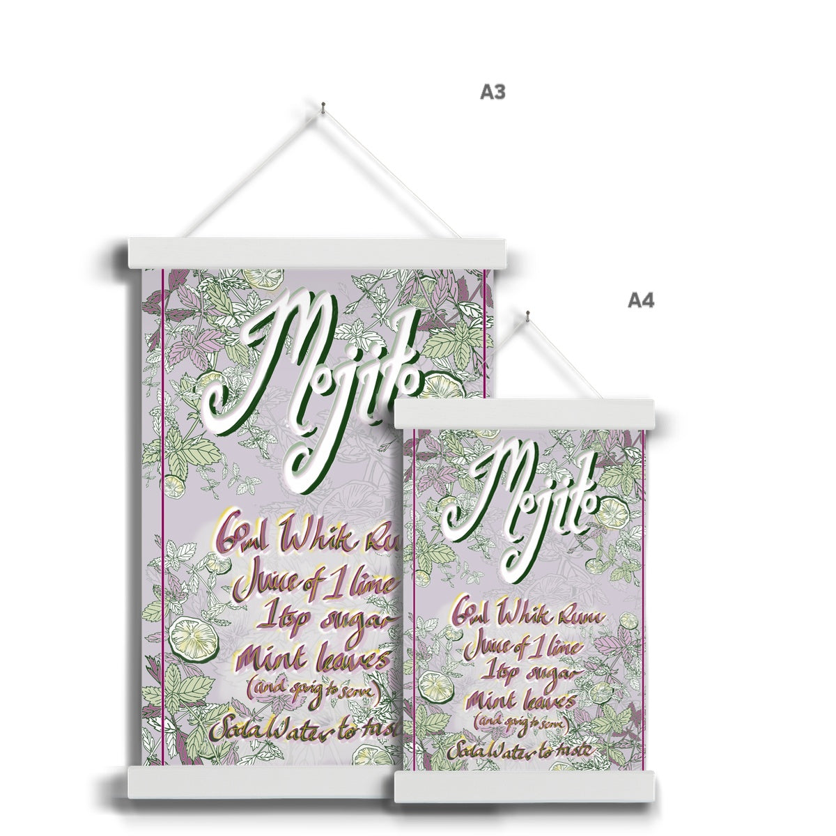 Mojito Fine Art Print with Hanger