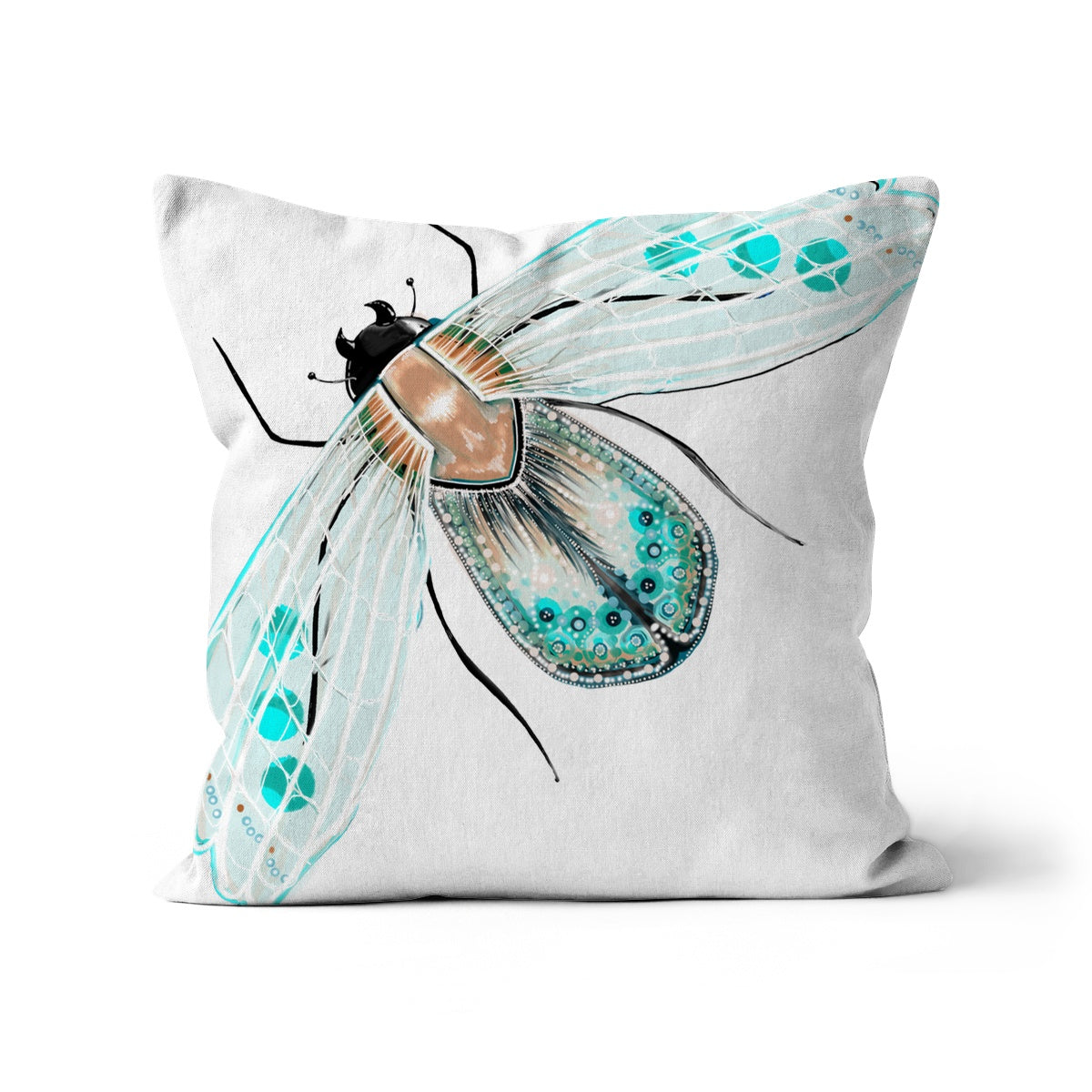 Bejewelled Beetle Bug Cushion