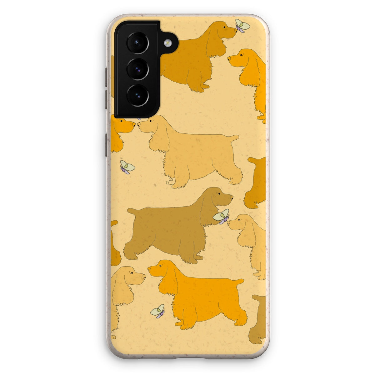 Rainbow Dogs Spaniels Eco Phone Case