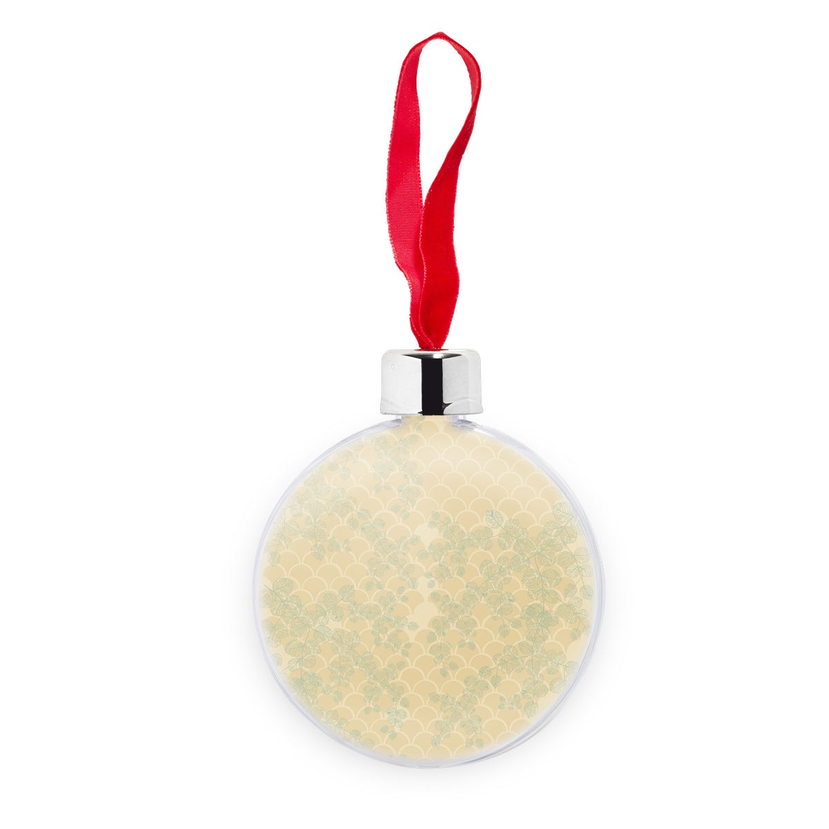 Floral Vanity Transparent Christmas bauble