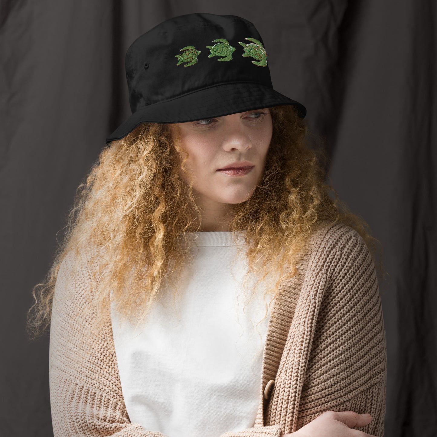 Turtles Unisex Organic bucket hat