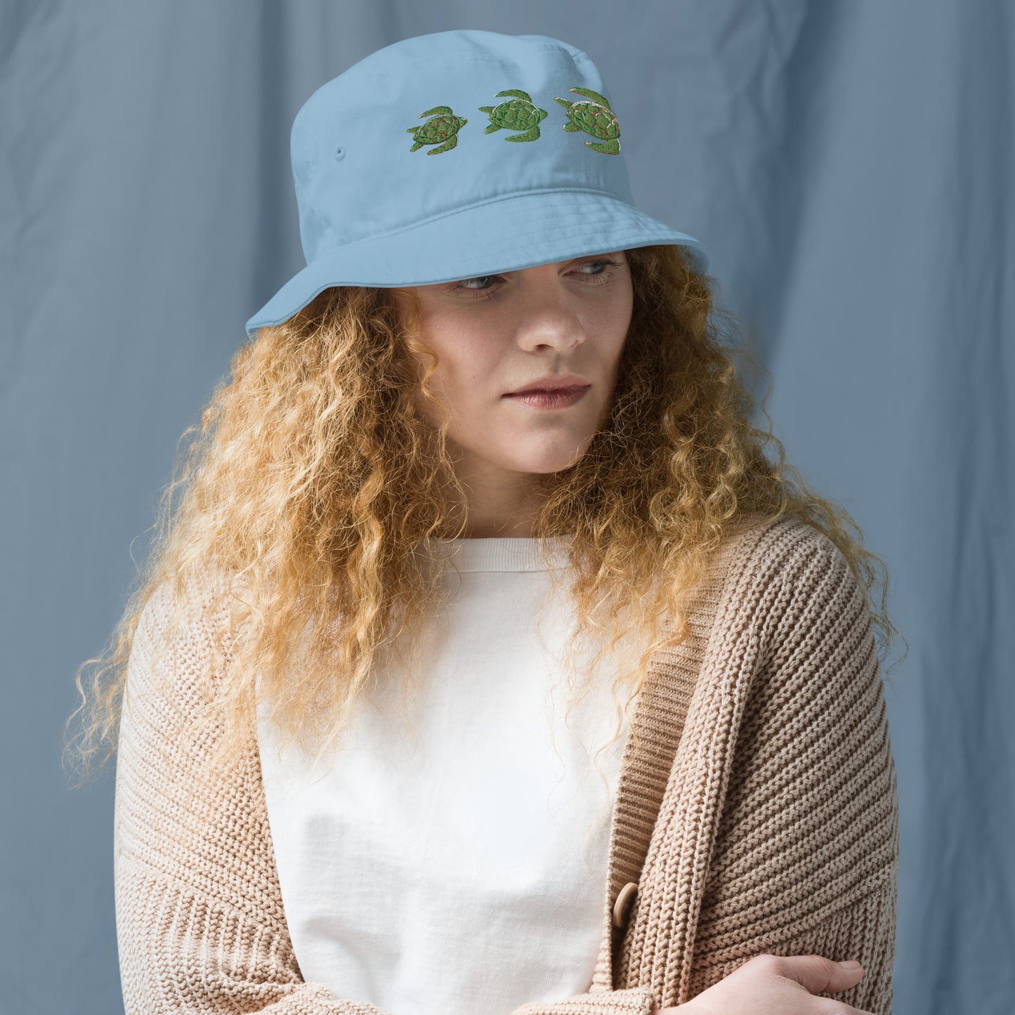 Turtles Unisex Organic bucket hat