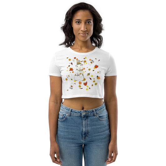 Autumn Spirit Animal Organic Crop Top