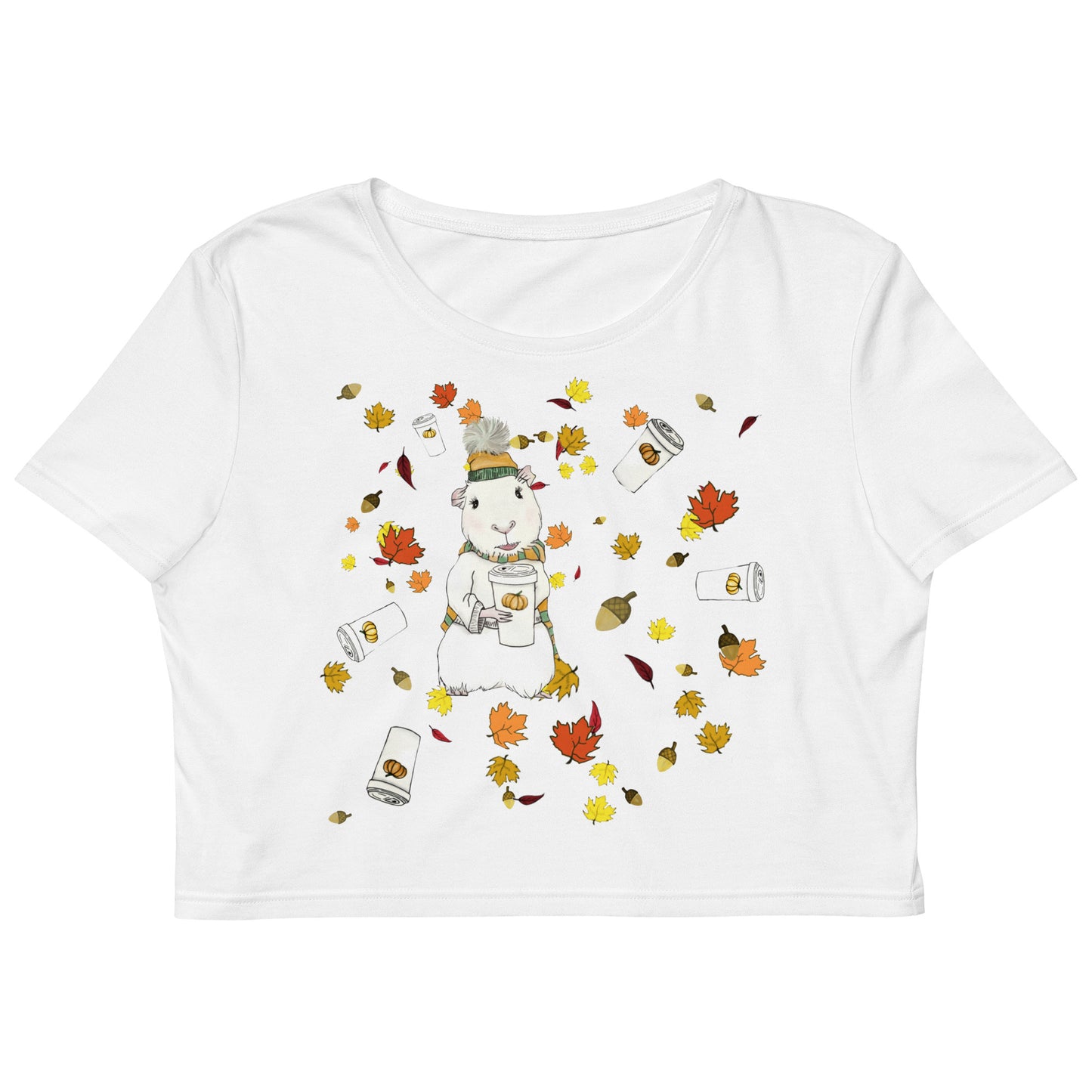 Autumn Spirit Animal Organic Crop Top