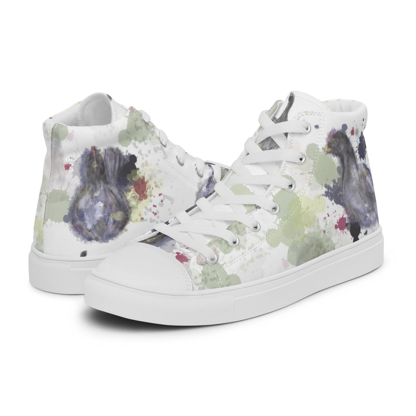 Eggstina Women’s high top canvas shoes